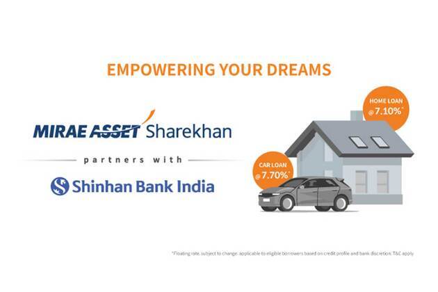 Mirae Asset Sharekhan Partners with Shinhan Bank India for Customer Referral Facilitation of Home and Car Loan Products