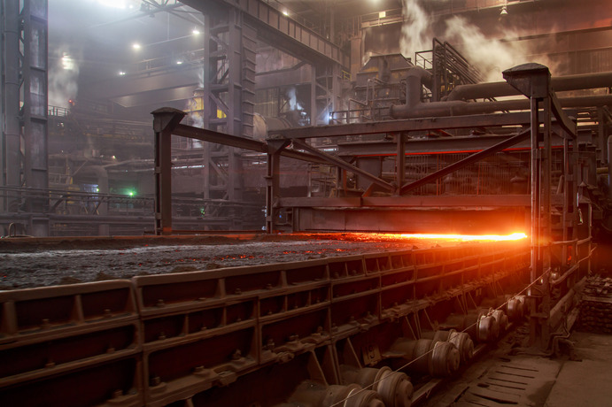 Sintering machine on steel mill. Credit: iStock/Elena Bionyshe
