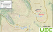  Uranium Energy's assets in Wyoming, USA