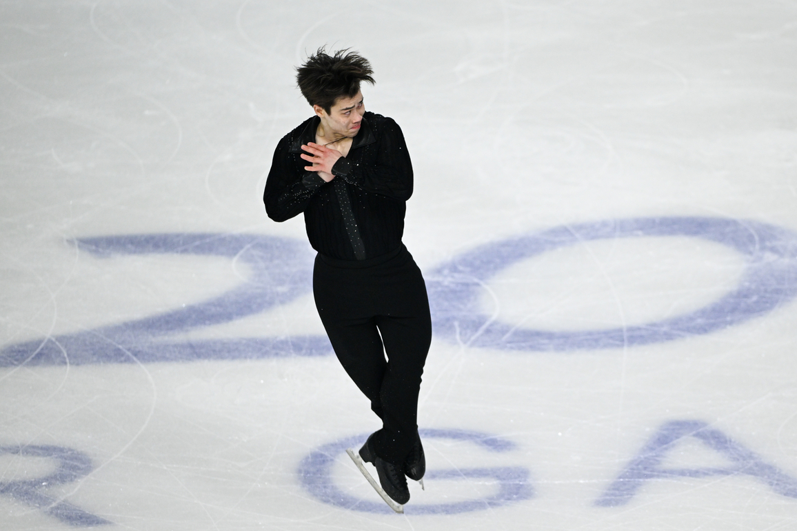 (SP)CHINA-HARBIN-ASIAN WINTER GAMES-FIGURE SKATING-MEN SINGLE SKATING SHORT PROGRAM (CN)