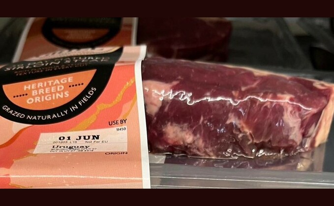 Uruguay beef sold on supermarket shelves caused outrage in the farming community earlier this year.