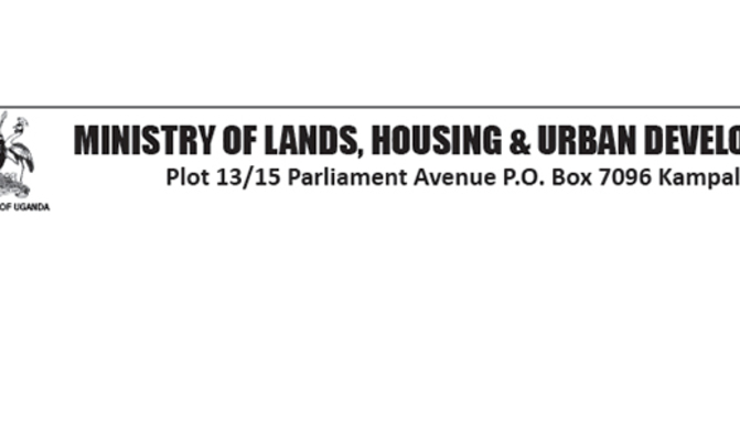 The Ministry of lands Housing & Urban Development The Ministry of lands Housing & Urban Development