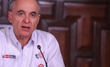 Peru's mining minister Jorge Montero Cornejo