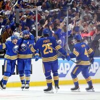 NHL roundup: Sabres storm past Bruins for 1st playoff win in 15 years