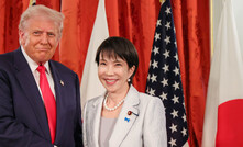 US president Donald Trump and Japan's prime minister Sanae Takaichi 