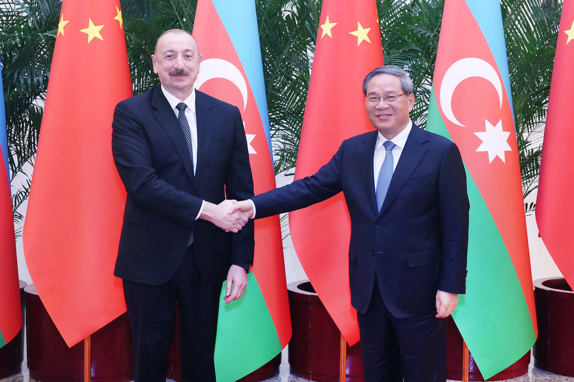 CHINA-BEIJING-LI QIANG-AZERBAIJANI PRESIDENT-MEETING (CN)
