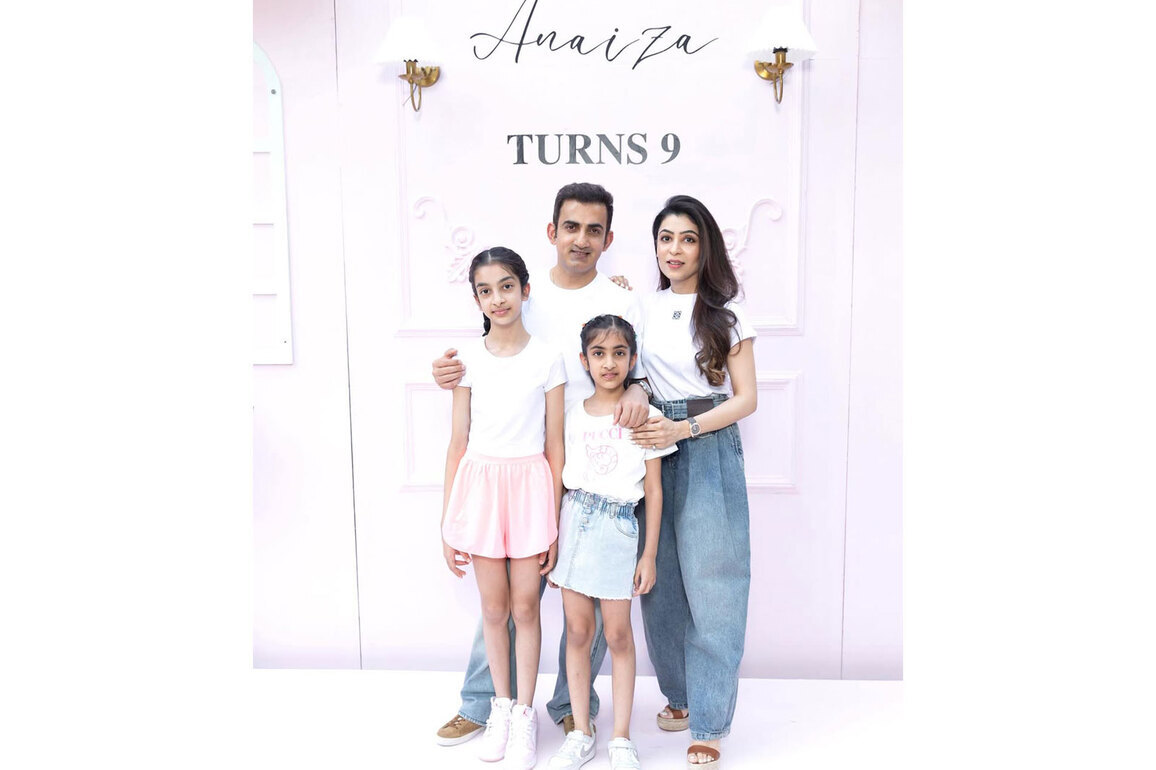 Gautam Gambhir's daughter Anaiza turns 9, shares pictures