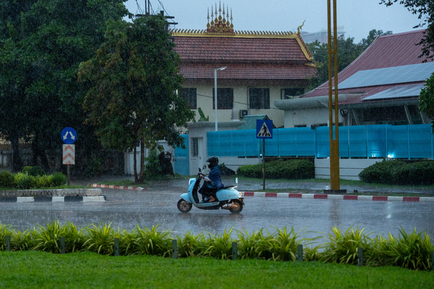 LAOS-VIENTIANE-WEATHER-RAIN