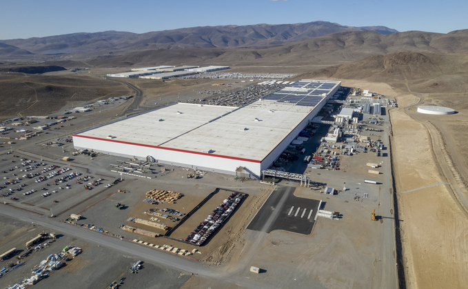 Tesla gigafactory in Nevada, USA | Credit: iStock