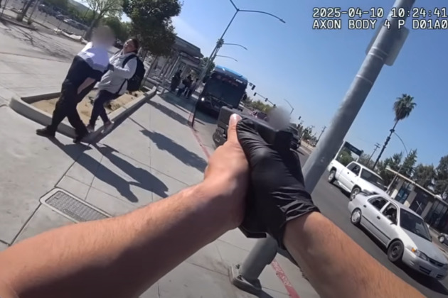 BWC- Woman holds bystander hostage at knifepoint before fatal OIS
