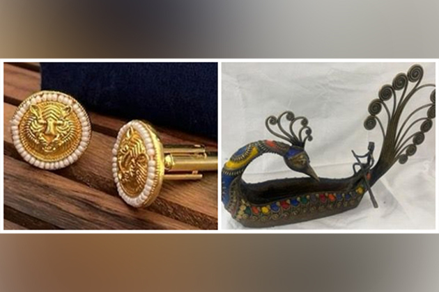 PM Modi gifts Brass Dokra Peacock themed boat to Thai PM, silver-gold cufflinks to spouse of Thai PM
