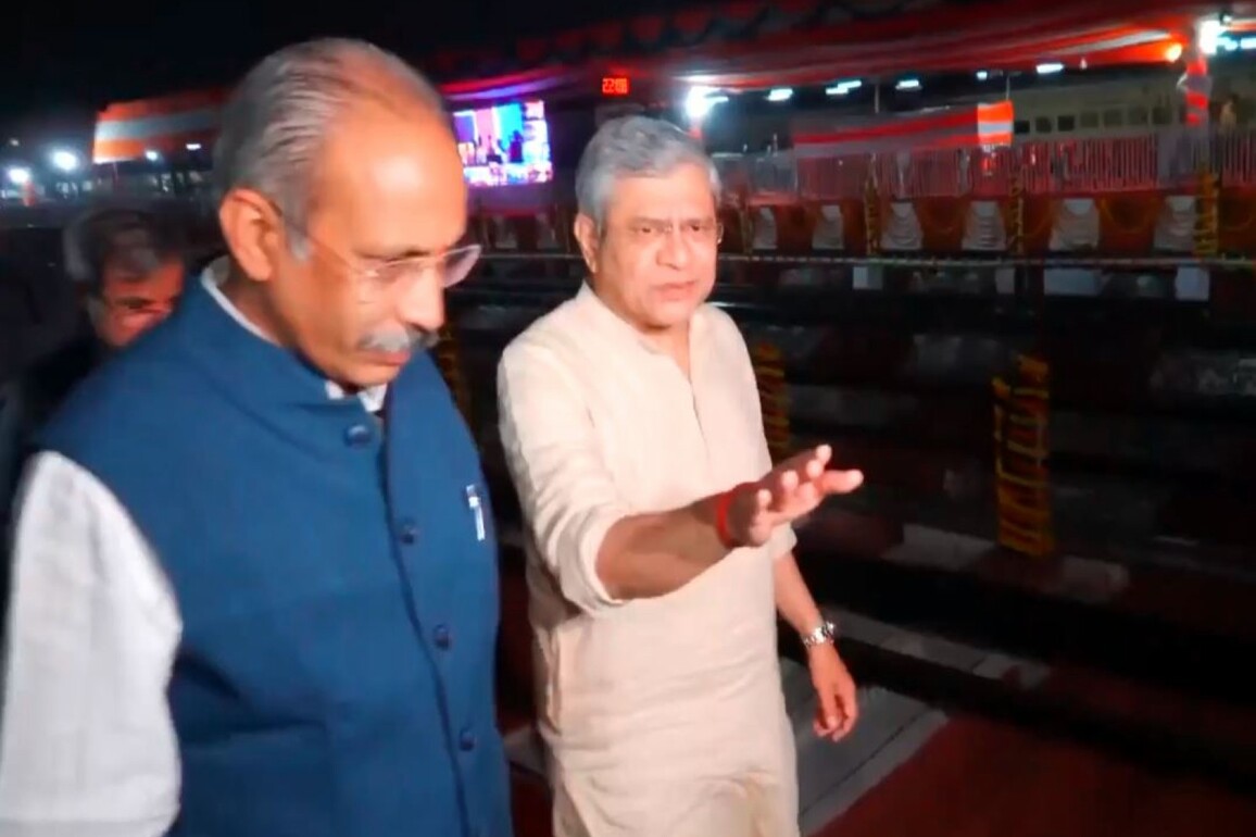 Union Minister Vaishnaw inspects arrangements at Varanasi Junction railway station ahead of PM's visit
