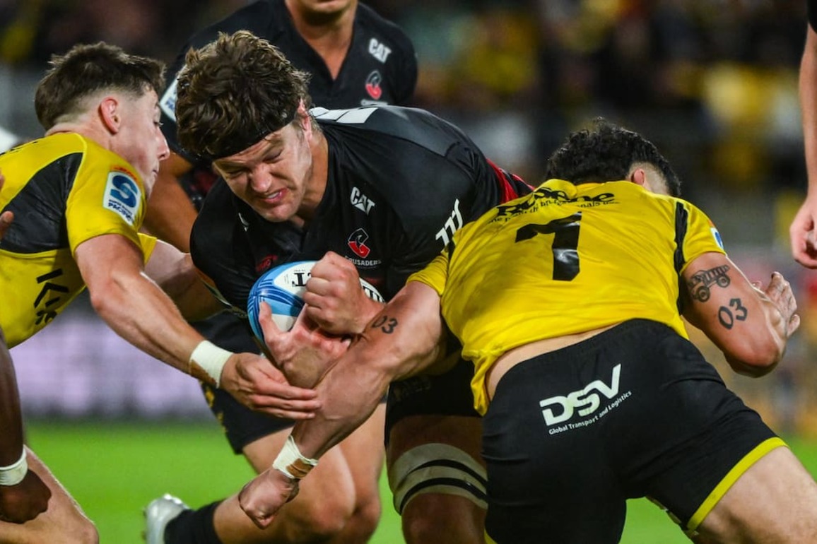 Crusaders survive late trouble to top Hurricanes in Wellington