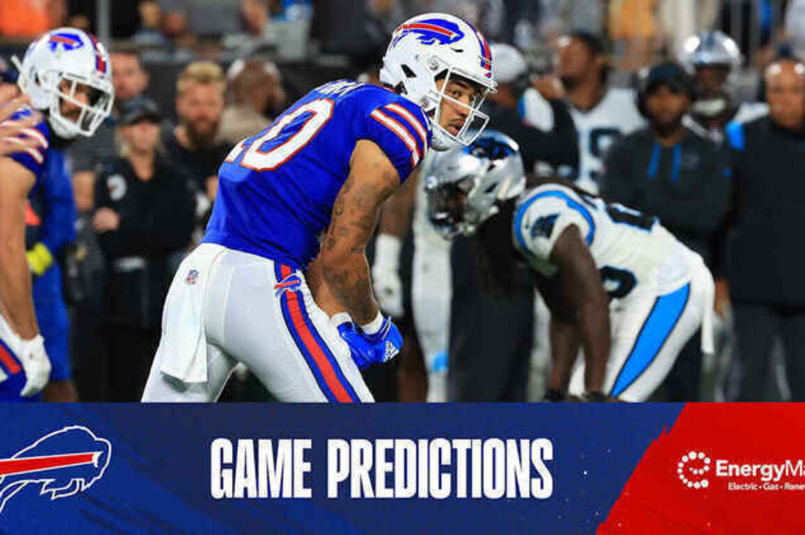 Buffalo Bills at Carolina Panthers Game Predictions | Week 8