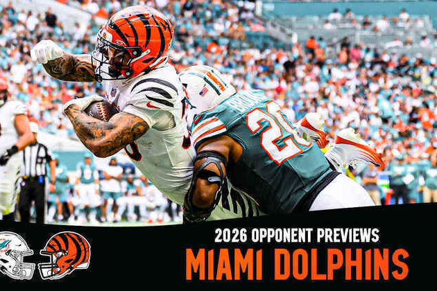 Bengals 2026 Opponent Preview: Miami Dolphins