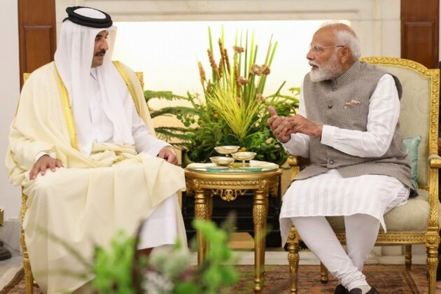 PM Modi holds talks with Amir of Qatar, says had "very productive meeting with my brother"