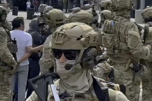 18 states challenge &#39;suspicionless&#39; stops by masked ICE agents in L.A.