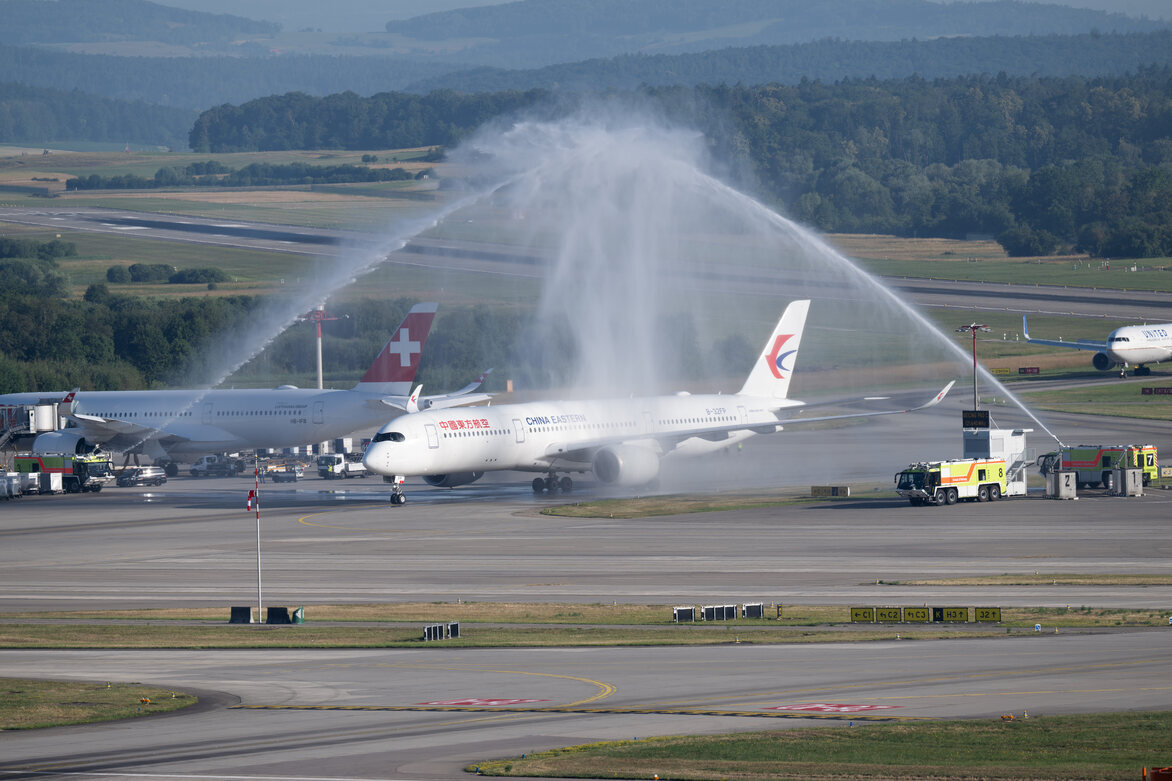 SWITZERLAND-ZURICH-SHANGHAI-DIRECT FLIGHT-LAUNCH