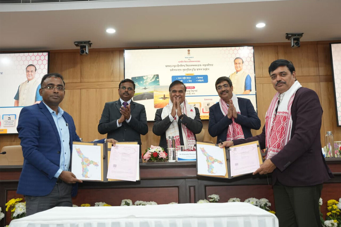 MoU signed for pre-feasibility study of five greenfield airports in Assam