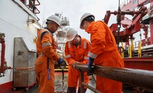  Fugro engineers retrieving core samples; these will be processed and laboratory tested to understand sub-surface soil conditions