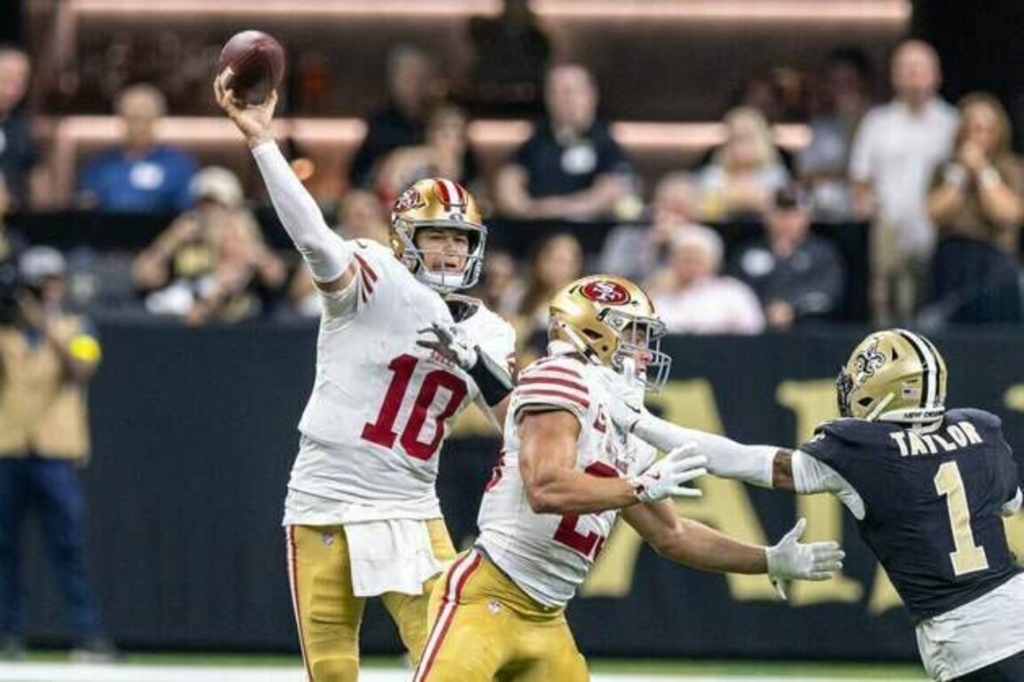 Backup QB Mac Jones throws 3 TDs as 49ers drop Saints