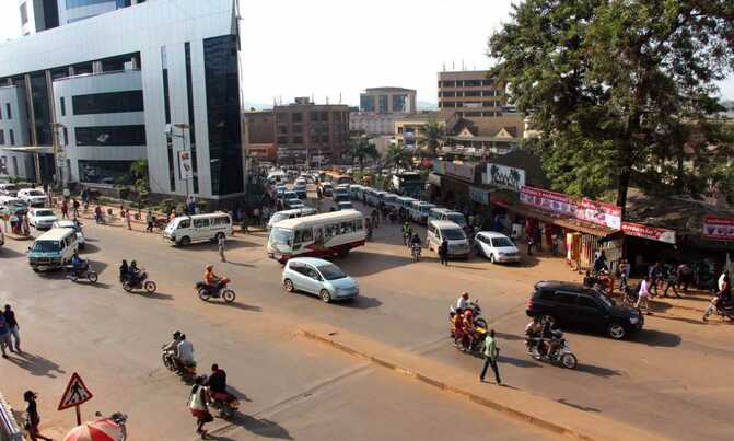 Kampala city after Christmas Kampala city after Christmas