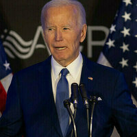 Trump promotes claim Biden was replaced by robotic clone