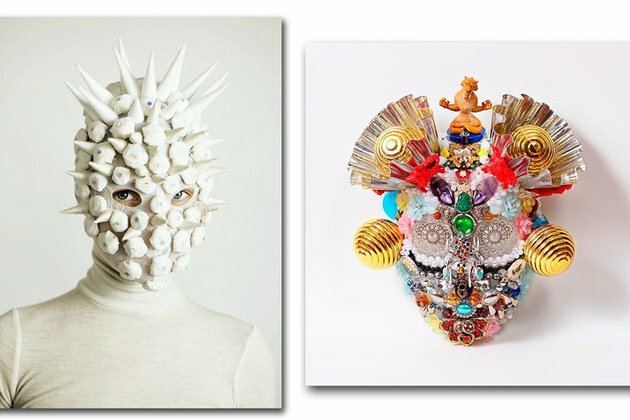 Flowers, needles and TENTACLES turned into masks