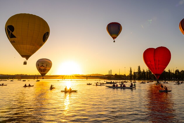 AUSTRALIA-CANBERRA-HOT AIR BALLOON-FESTIVAL