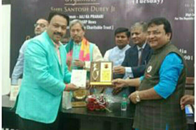 Varanasi's Sachin Mishra awarded Rashtriya Gaurav Samman for contribution to environmental protection and social service