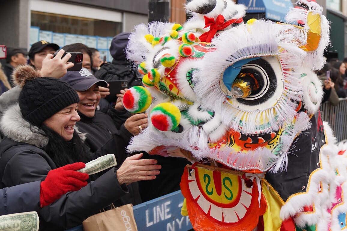 U.S.-NEW YORK-CHINESE NEW YEAR-PARADE