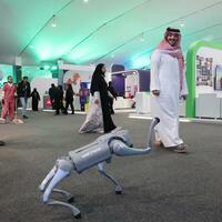 Chinese robot dog steals show at Saudi media exhibition