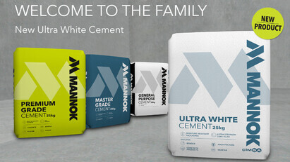 Mannok Launches Ultra White Cement