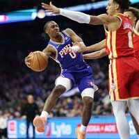 Hawks out to finish four-game season sweep of 76ers