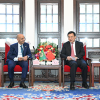 CHINA-BEIJING-XINHUA-FU HUA-ARAB LEAGUE-BEIJING MISSION-FAHMY-MEETING (CN)
