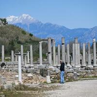 Mideast in Pictures: A visit to famous historic sites in Trkiye's Antalya