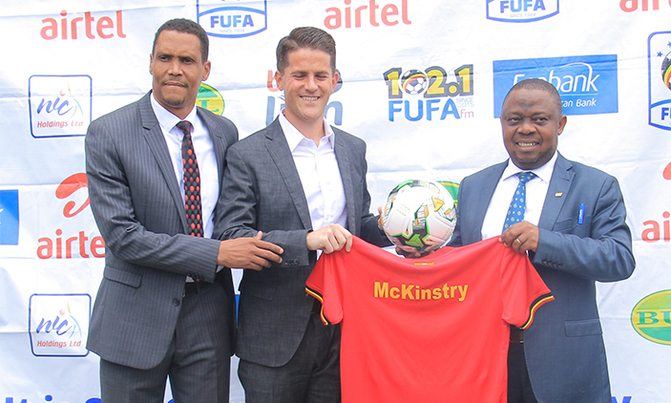 Johnny McKinstry unveiled as Uganda Cranes coach Johnny McKinstry unveiled as Uganda Cranes coach