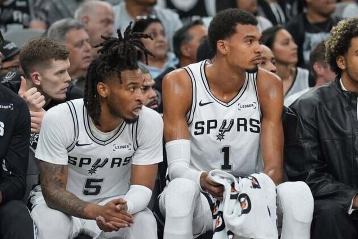 Spurs' Victor Wembanyama, Stephon Castle out vs. Blazers