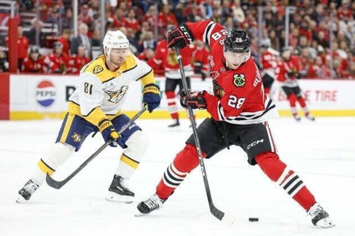 Filip Forsberg's OT winner helps Predators continue surge vs. Blackhawks
