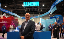 Weir CEO Jon Stanton at MINExpo. Photo: Weir