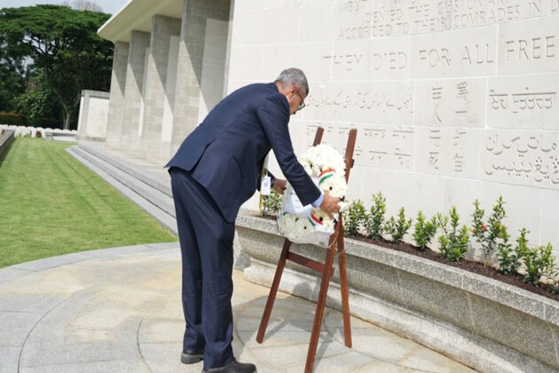 Defence Secy pays tribute at Kranji War Memorial in Singapore