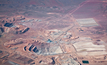 Openpit copper mine in Atacama desert, Chile