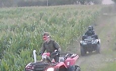 Quad bike group's joyride on farmland leads to crop damage