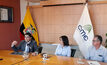  The CME press conference in Quito, Ecuador