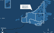 A map of the Mackay potash project.