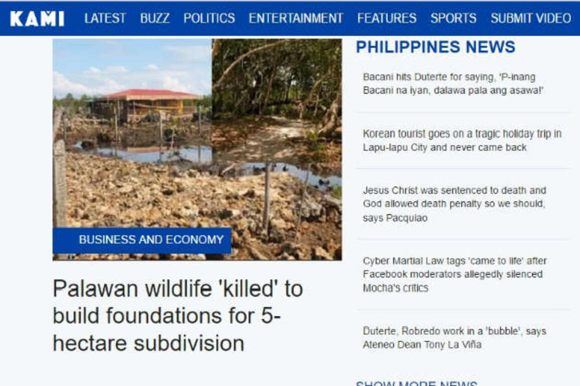 Find all Philippine news at Kami