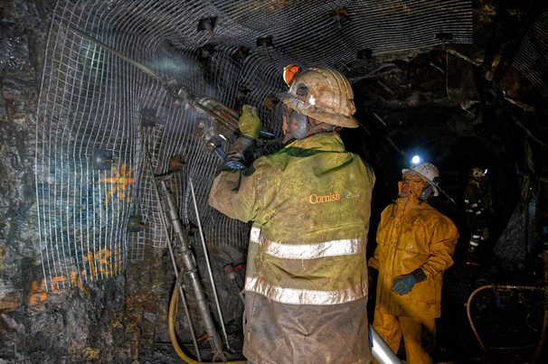 Drilling underway underground at South Crofty