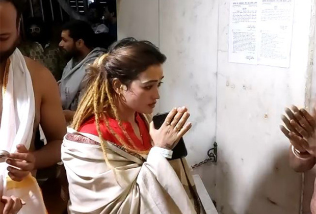 Harsha Richhariya attends Baba Mahakal's Bhasma Aarti after returning from Prayagraj