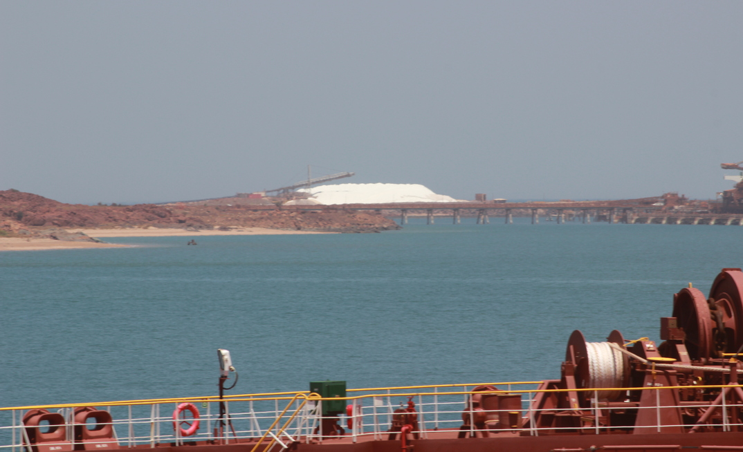 Rio Tinto's Dampier operations.