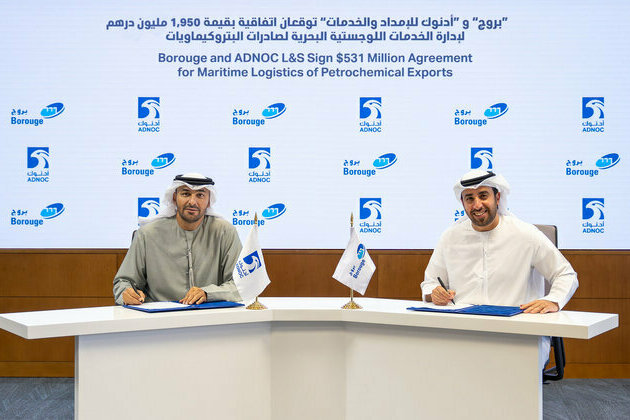 Borouge, ADNOC L&S enter $531 million partnership to accelerate UAE petrochemical exports